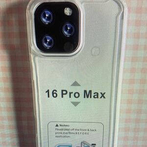 SHEIN Clear Phone Case for 16 Pro Max
